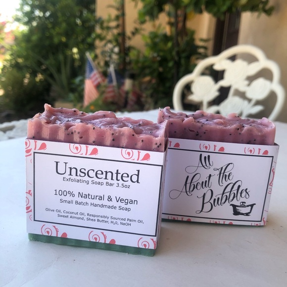 🧼Natural Vegan unscented 3.5 Oz exfoliating soap - Picture 9 of 9